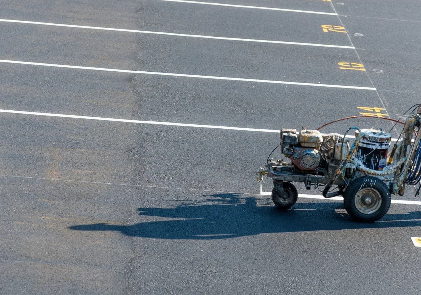 Parking-lot line striping