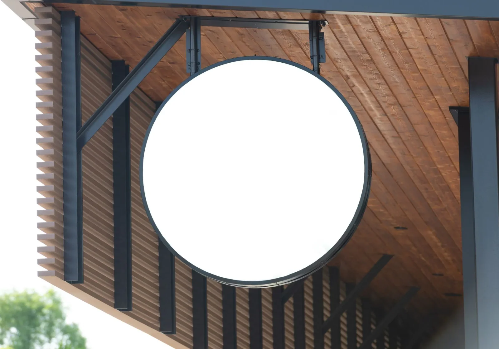 Building-mounted signage