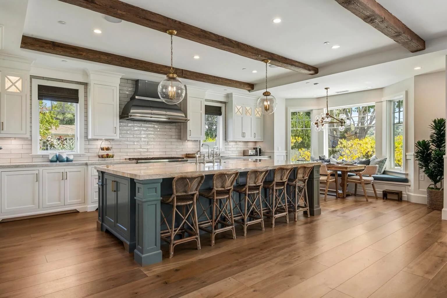 South Bay kitchen remodel with island by DECOMA Industries